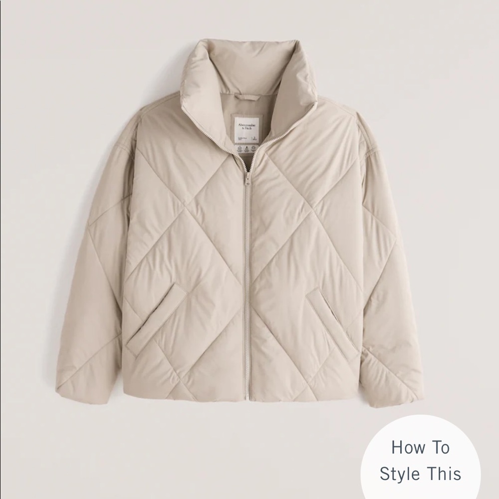 Abercrombie Oversized Puffer - Size M